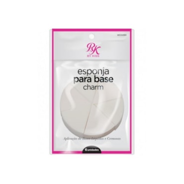 Esponja Para Maquiagem Kiss Base Charm Wed02Br
