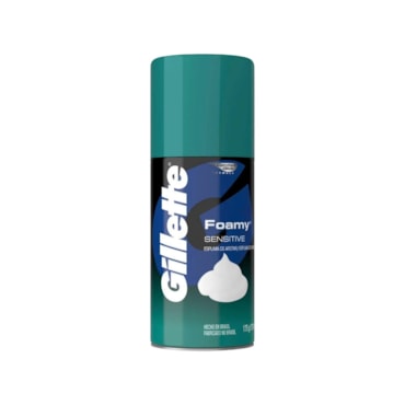 Espuma de Barbear Gillette Foamy Sensitive 175g