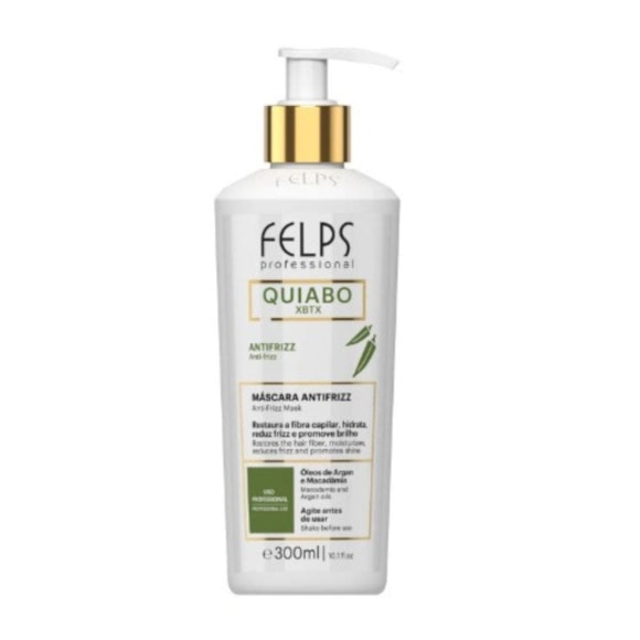Felps Quiabo Xbtx Máscara Antifrizz 300ml