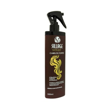 Finalizador Sillage Emulsão Cabelo Forte Spray 300ml