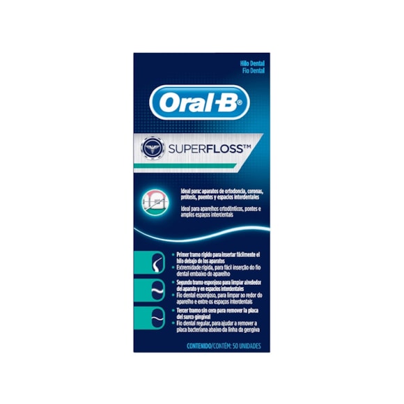 Fio Dental Oral B Superfloss 50M
