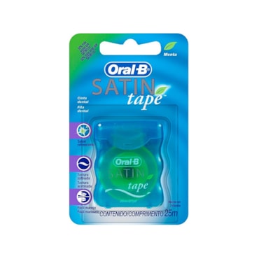 Fita Dental Oral B Satin Tape Menta 25M