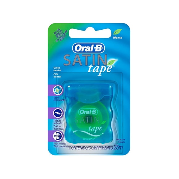 Fita Dental Oral B Satin Tape Menta 25M