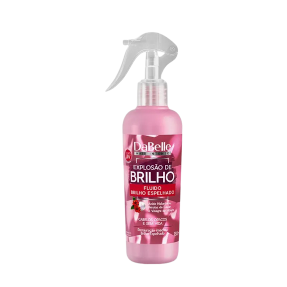 Fluido Capilar DaBelle Brilho Espelhado Explosão de Brilho 180ml