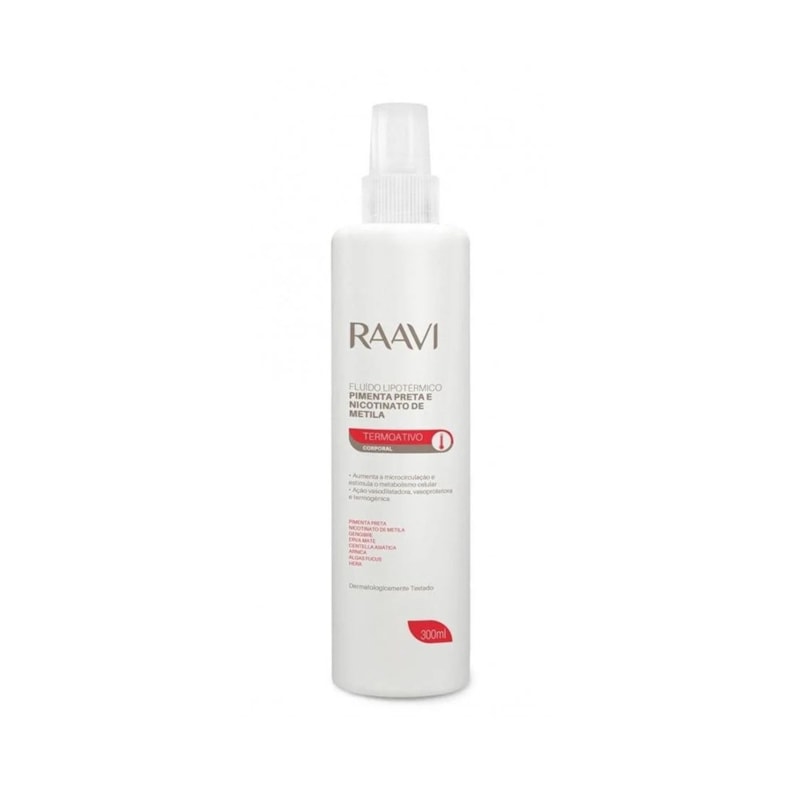 Fluido Raavi Pimenta Preta e Nicot Metila 300ml Pa0533
