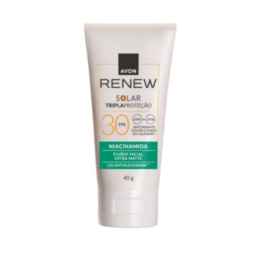 Fluido Solar Facial Avon Renew FPS30 40g