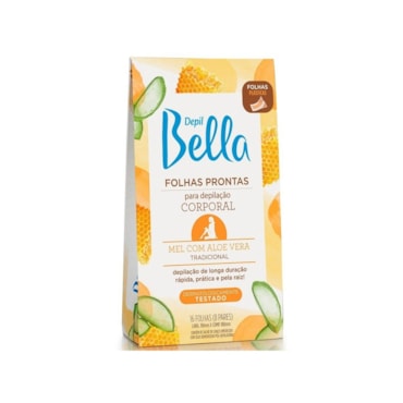 Folhas Prontas Para Depilação Corporal Depil Bella 16Fls