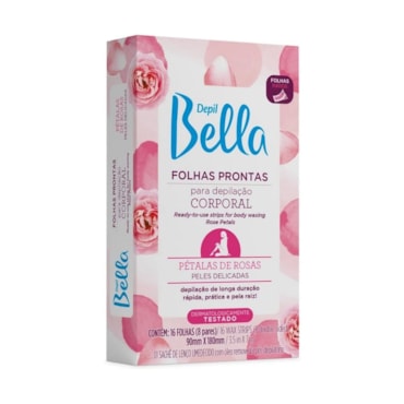 Folhas Prontas Para Depilação Corporal Depil Bella 16Fls