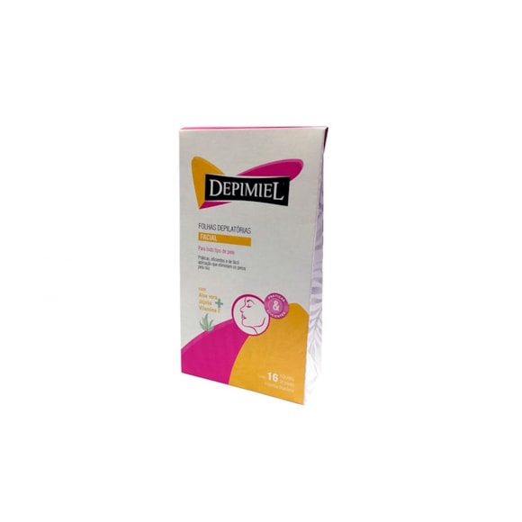 Folhas Prontas Para Depilação Facial Depimiel 16Fls