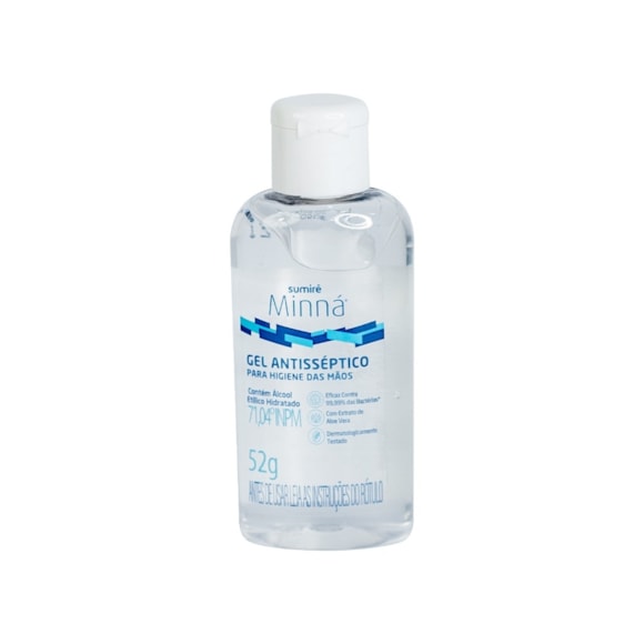 Gel Antisséptico Minná Mãos 52g