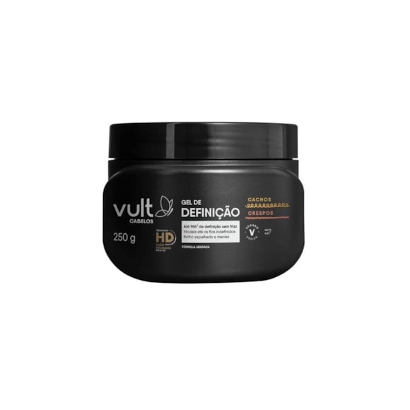Gel Capilar Vult Cabelos Definição Cachos Crespos 250gr