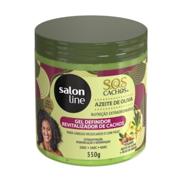 Gel De Definição Salon Line Revitalizador Sos Azeite De Oliva 550G
