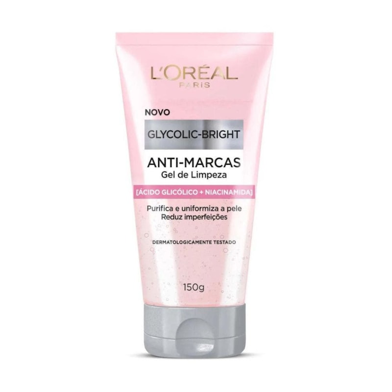 Gel de Limpeza Facial L'Oréal Glycolic Bright 150g