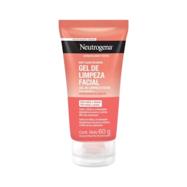 Gel de Limpeza Facial Neutrogena Deep Clean Grapefruit 60g