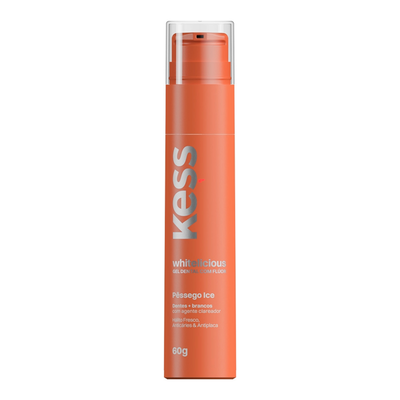 Gel Dental Kess Whitelicious Pêssego Ice