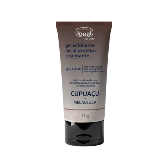 Gel Esfoliante Facial Ideal Cupuaçu e Melaleuca 70gr