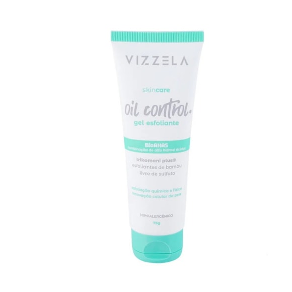 Gel Esfoliante Facial Vizzela Oil Control 75gr