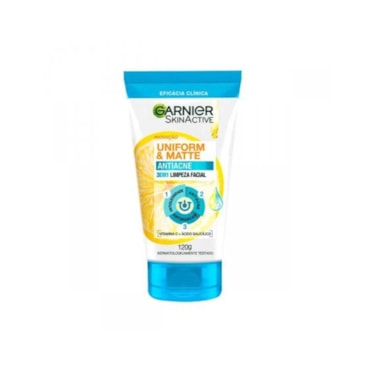 Gel Facial Garnier 3 In 1 Antiacne 120gr