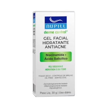 Gel Facial Nupill Derme Control Antiacne 30g