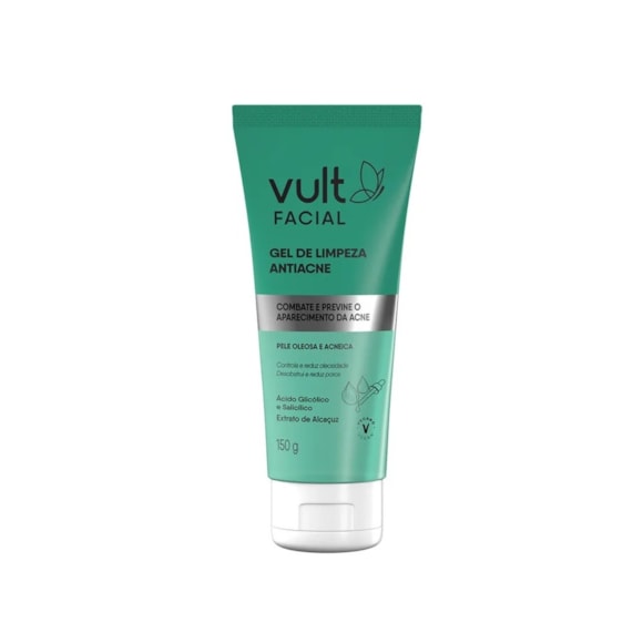 Gel Facial Vult Limpeza Antiacne 150g