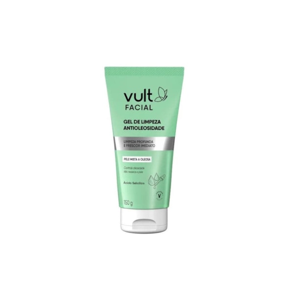 Gel Facial Vult Limpeza Antioleosidade 150g
