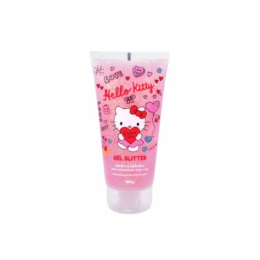 Gel Glitter Infantil Hello Kitty Corpo E Cabelos 80G