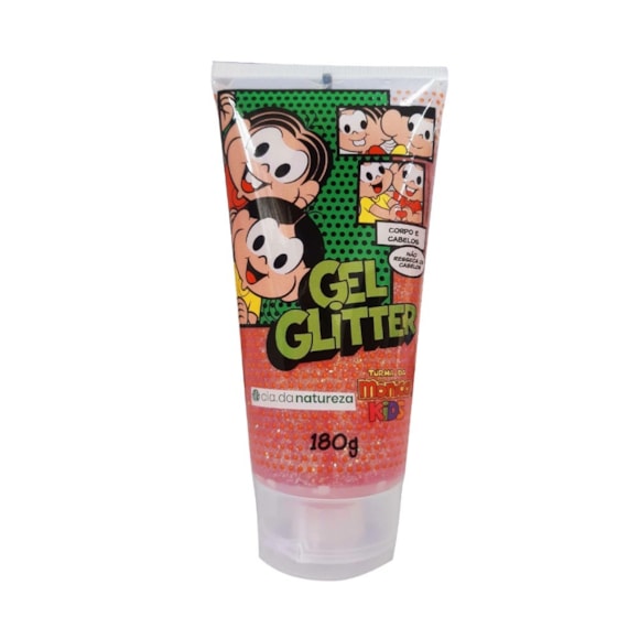 Gel Glitter Infantil Turma Da Mônica 180G