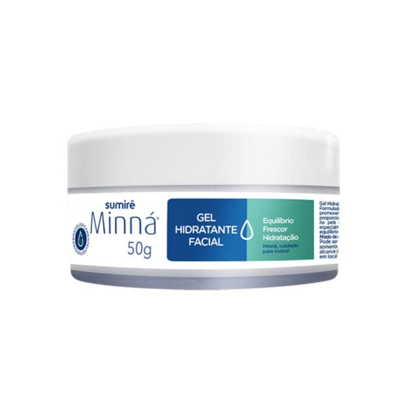 Gel Hidratante Facial Minná 50g – Hidratante para o Rosto