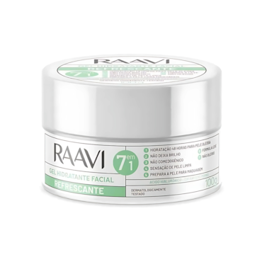 Gel Hidratante Facial Refrescante Raavi 100g