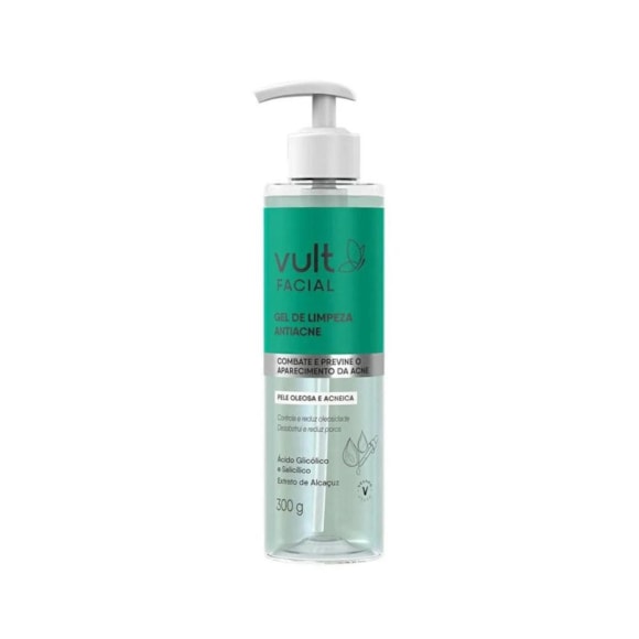 Gel Limpeza Vult Facial Antiacne 300gr