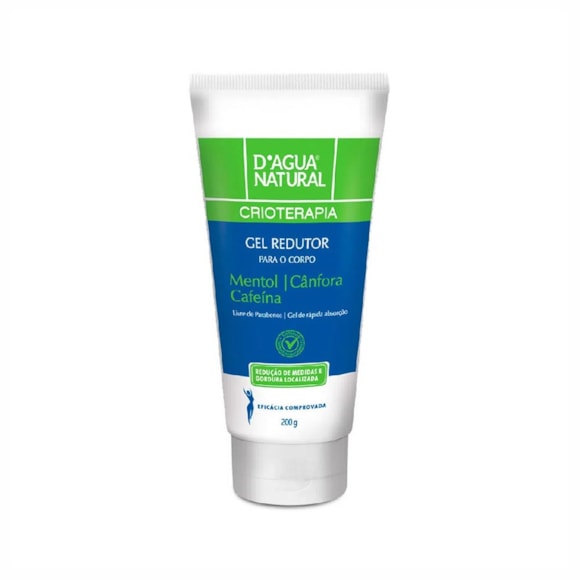 Gel Redutor D'água Natural Cafeína 200g