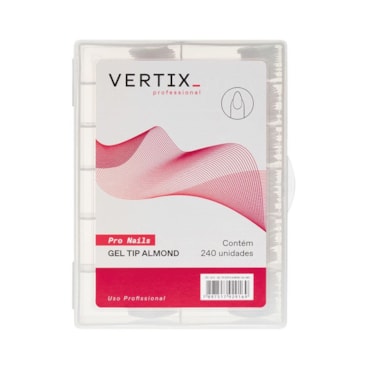 Gel Tip Vertix Almond 240un