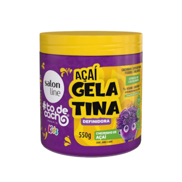Gelatina Açaí #TodeCacho Salon Line Kids Condicionante 550g