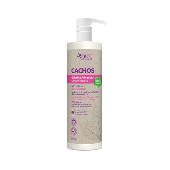 Gelatina Apice Ativadora E Umidificadora Cachos 500ml