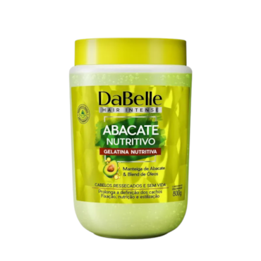 Gelatina Capilar DaBelle Nutritiva Abacate Nutritivo 800g