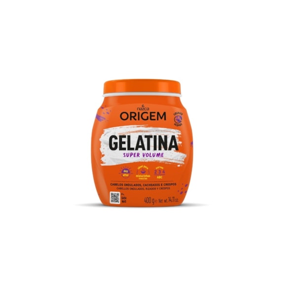 Gelatina Capilar Nazca Origem Super Volume 400gr