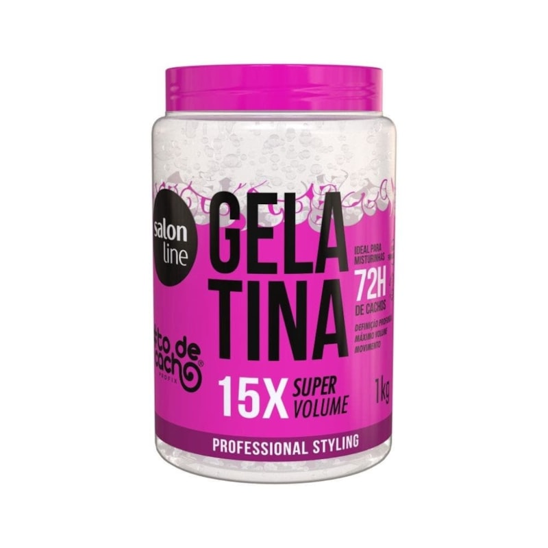 Gelatina Capilar Salon Line Super Volume 1kg