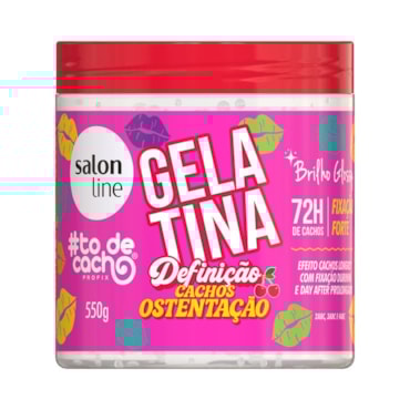 Gelatina Capilar Salon Line #Todecacho Definição Cachos Ostentção 550g