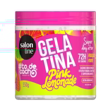 Gelatina Capilar Salon Line #Todecacho Pink Lemonade 550g