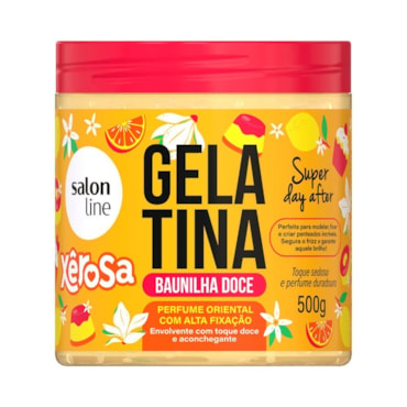 Gelatina Capilar Salon Line Xêrosa Baunilha Doce 500g