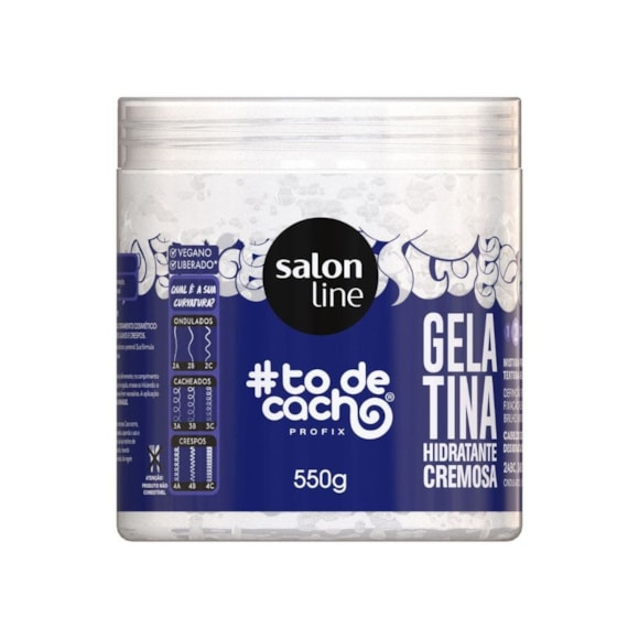 Gelatina Salon Line #Todecacho Hidratante Cremosa 550gr