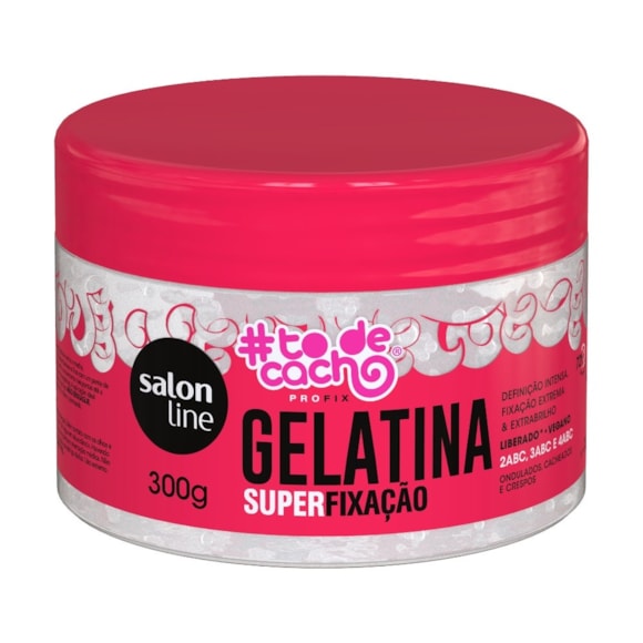 Gelatina Salon Line#Todecacho Super Fixação 300gr