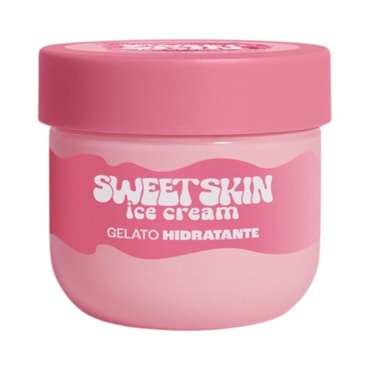 Gelato Hidratante Dailus Sweet Skin Morango Ao Leite 200ml