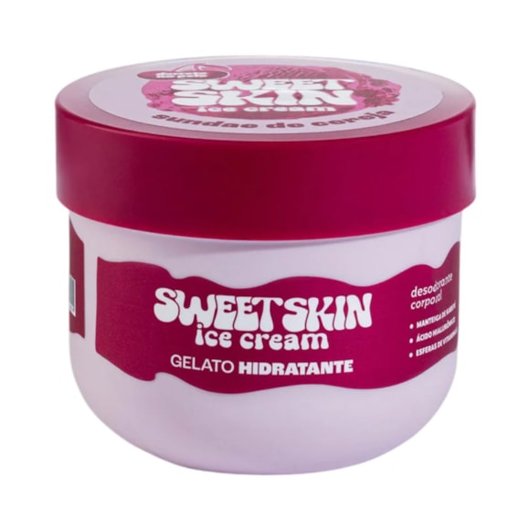 Gelato Hidratante Dailus Sweet Skin Sundae de Cereja 200ml
