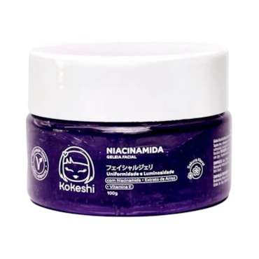 Geleia Hidratante Facial Kokeshi Niacinamida Antirrugas 100g