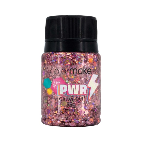 Glitter Colormake Gel 35g Rosa