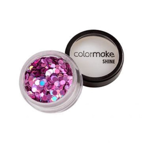 Glitter Colormake Holografico Ponto Pink 2916