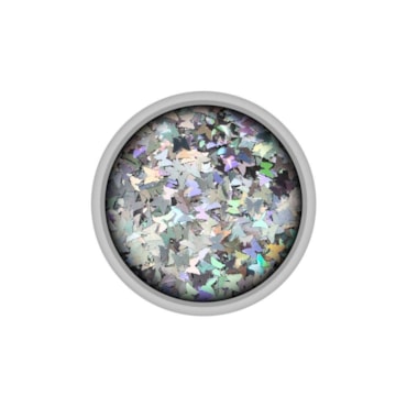 Glitter Colormake Shine Borboleta Prata 2g