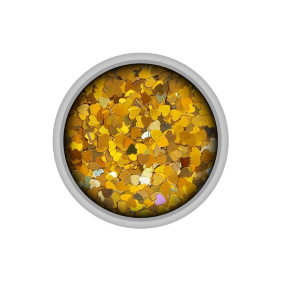 Glitter Colormake Shine Coração Ouro 2g