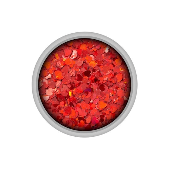 Glitter Colormake Shine Coração Vermelho 2g